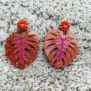 Mercedes Salazar clip on earrings. Never worn